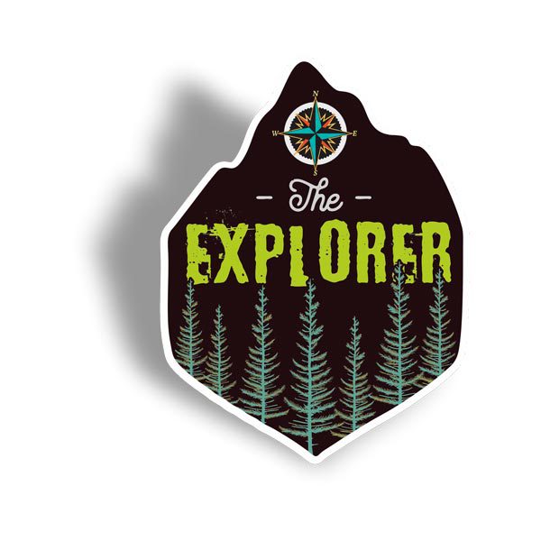 The Explorer Sticker - HIM MOTO