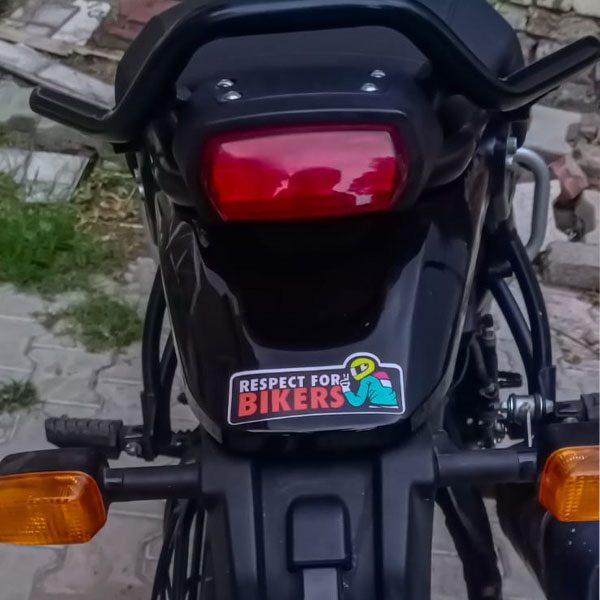 teckzoom diy motorcycle sticker respect for