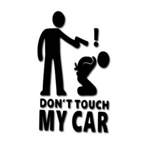 Don't Touch My Phone Sticker