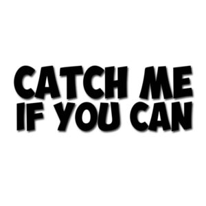 Catch Me If You Can Sticker