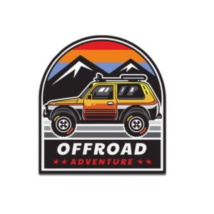 Off Road Adventure Sticker