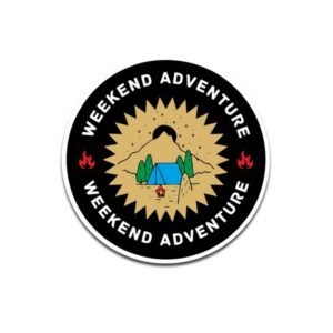 Weekend Adventure Sticker