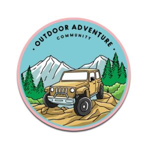 Out Door Adventure Sticker