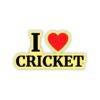 I Love Cricket Sticker
