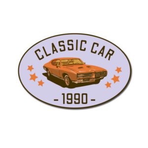 Classic Car Sticker