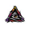 Triangle Eye Sticker