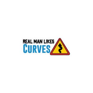Real Men Likes Curves Sticker
