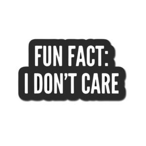 Fun Fact Sticker