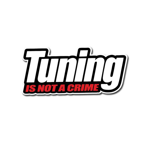 Aufkleber Moped Tuning is not a Crime 2015