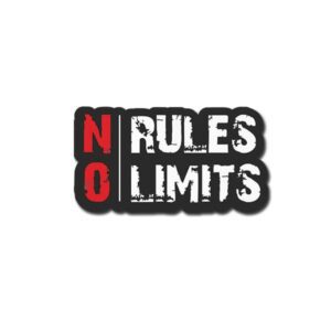 No Rules No Limits Sticker