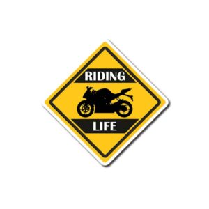 Riding Life Sticker