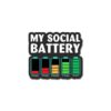 My Social Battery Sticker