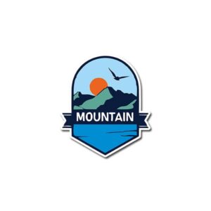 Mountains Sticker