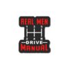 Real Man Drive Manual Sticker