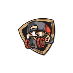 Gas Mask Sticker