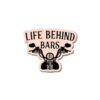 Life Behind Bars Sticker