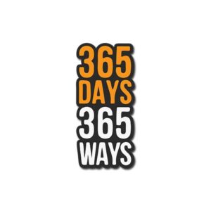 365 Days 365 Ways Sticker