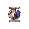 Don't Worry I'M Teach Support Sticker