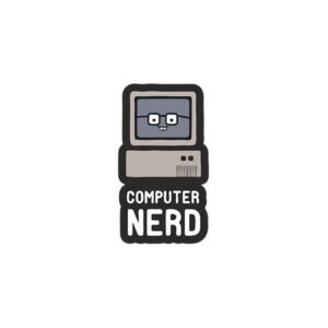 Computer Nerd Sticker