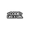 Code Like A Girl Sticker