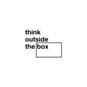 Think OutSide The Box Sticker