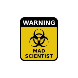 Mad Scientist Sticker