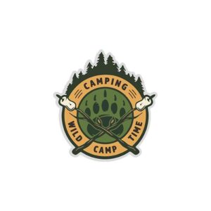Wild Camp Time Sticker