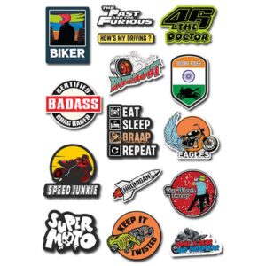 Biker Sticker Sheet