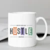 Never Give Up Hustle Harder Mug