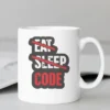 Eat Sleep Code Cup