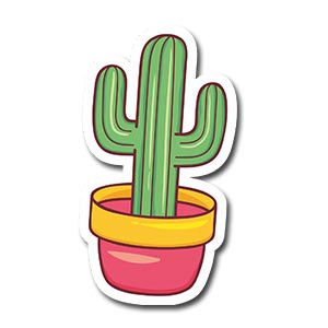 Cactus Sticker