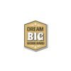 Dream Big Work Hard Sticker