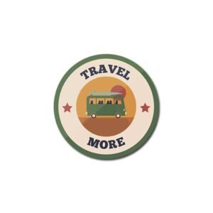 Travel More Sticker