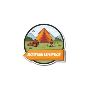 Mountain Expedition Sticker