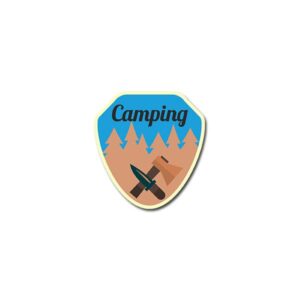 Camping Sticker