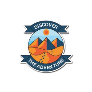 Discover the adventure sticker