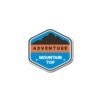 Adventure Mountain Top Sticker