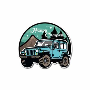 Happy Camper Sticker