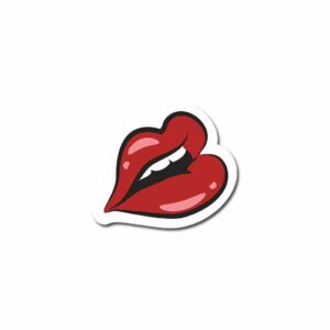 Retro Lips Sticker