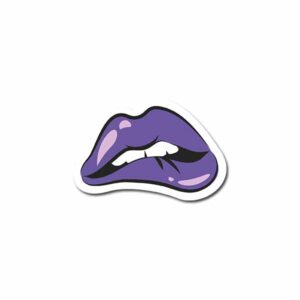 Retro Lips Sticker