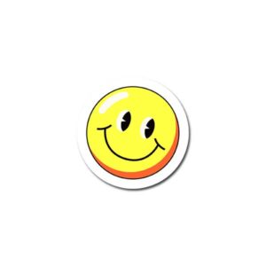 Smile Emoji Sticker - Fun Laptop, Car & Travel Stickers in India