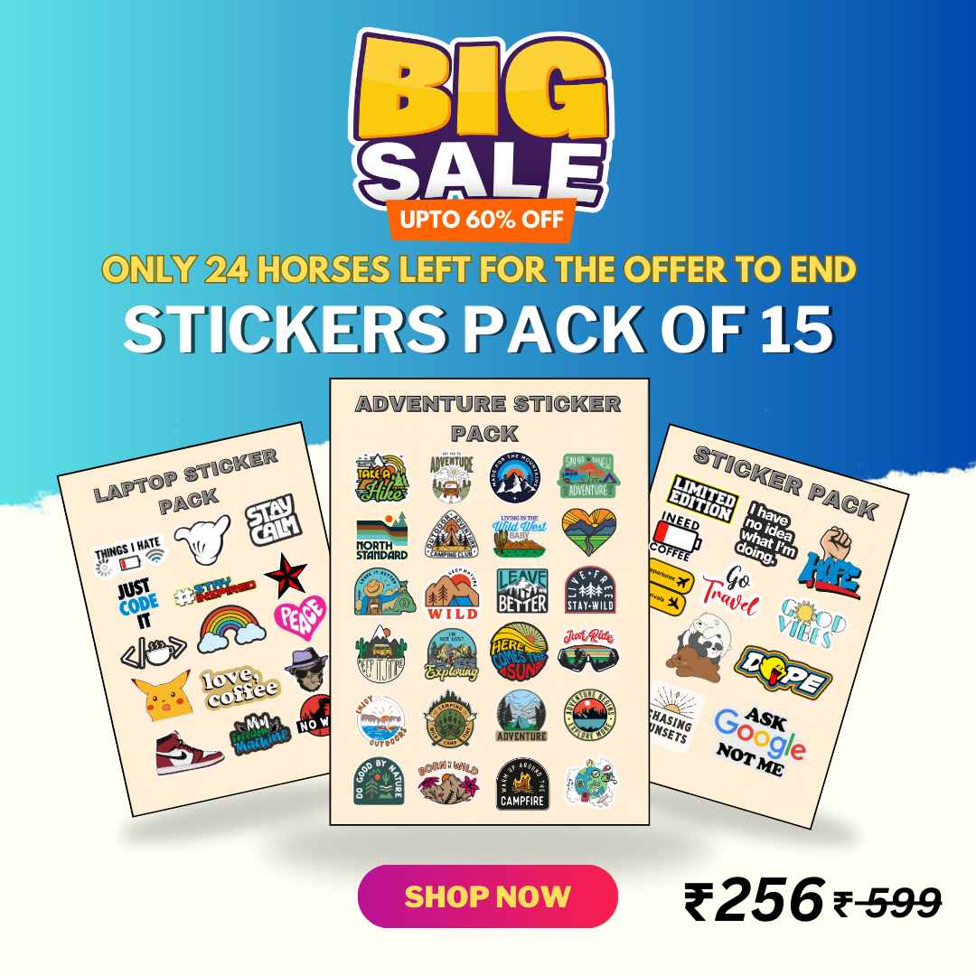 Sticker Packs – Premium Vinyl Sticker Bundles in India